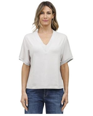 Gran Sasso V-Neck Knitwear - White