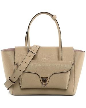Coccinelle Tote Bags - Natural