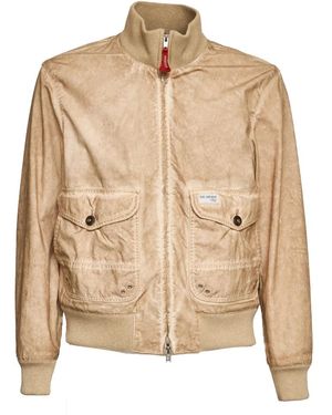 Fay Bomber Jackets - Natural