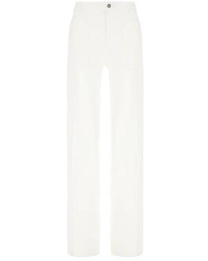 Ferragamo Straight Fit Jeans - White