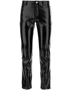 Courreges Straight Trousers - Black