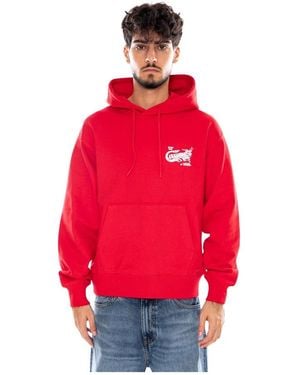 Vans Hoodies & Sweatvesten ,Rood ,Katoen Caballero Pullover