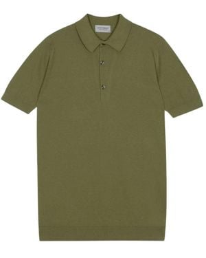 John Smedley Polo Shirts - Verde