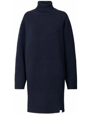Rabens Saloner Knitted Dresses - Blue