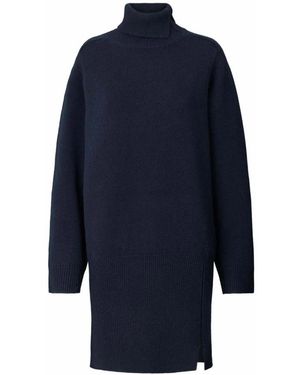 Rabens Saloner Knitted Kleider - Blau
