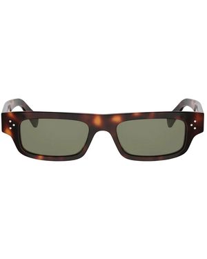 Celine 3 Dots Hd Rechthoekige Zonnebril - Bruin