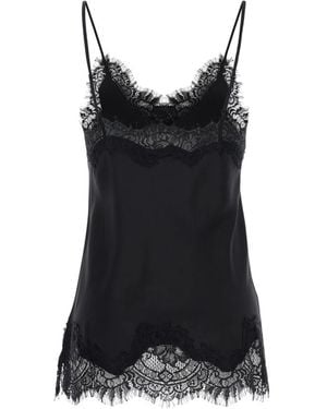 Gold Hawk Sleeveless Tops - Zwart