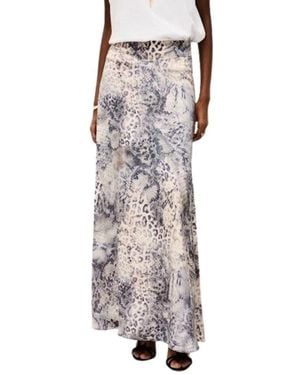 Ba&sh Falda Larga Estampado - Bruin