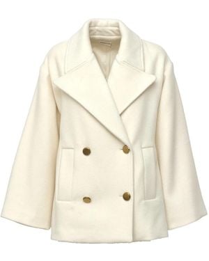P.A.R.O.S.H. Double-Breasted Coats - Neutro
