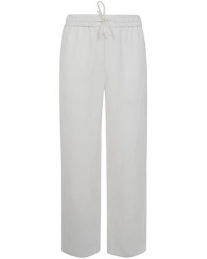 Ami Paris Broeken ,Wit ,Elastische Taille Broek