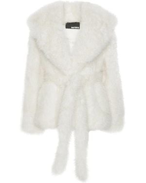 ROTATE BIRGER CHRISTENSEN Faux Fur & Shearling Jackets - White