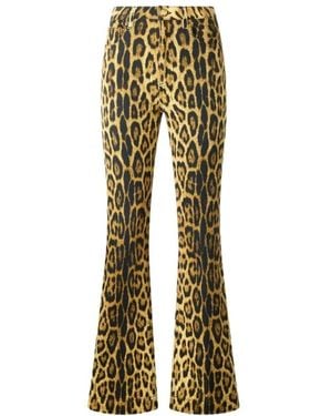Roberto Cavalli Wide Trousers - Metallic