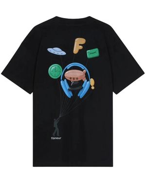 flâneur Inflatables T-Shirt - Zwart