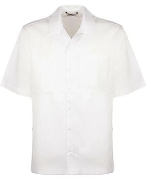 OAMC Overhemden ,Wit ,Katoen Peacemaker Short Sleeve Shirt