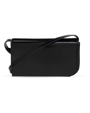 Jacquemus Tassen ,Zwart ,Katoen Curvo Schoudertas