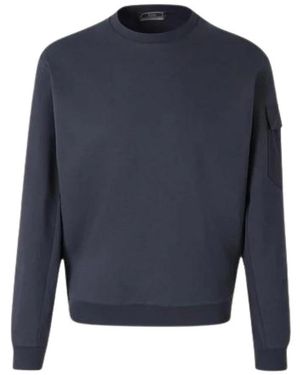 Herno Hoodies & Sweatvesten ,Blauw ,Crewneck Sweatshirt