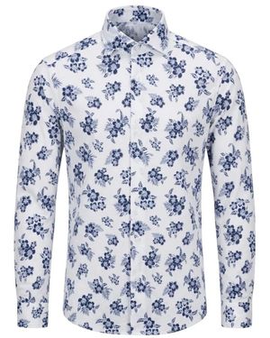 Sonrisa Bloemenprint Shirt - Blauw
