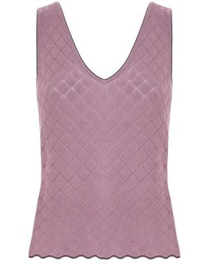 Kocca Sleeveless Tops - Purple