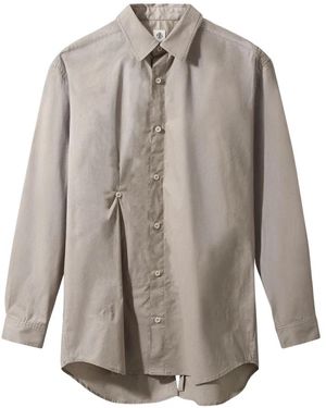 THE GARMENT Overhemden ,Katoen Cyprus Stretch Katoenen Shirt - Grijs