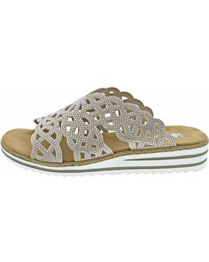 Rieker V0689 Sandaal Met Instap - Metallic