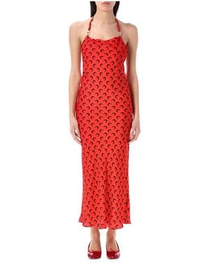 Marine Serre Maxi Dresses - Rood
