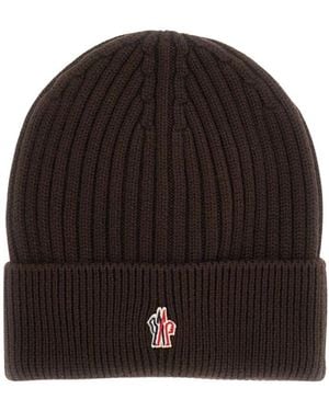Moncler Grenoble Ribbel Muts - Zwart