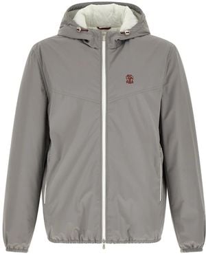 Brunello Cucinelli Light Jackets - Grey