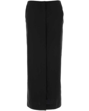 Herno Midi Skirts - Negro