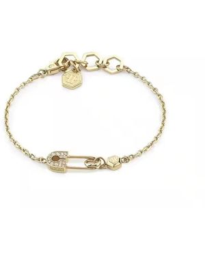 Philipp Plein Lady Sicherheitsnadel Armband - Mettallic