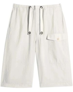 Lemaire Long Shorts - White