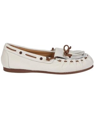 P.A.R.O.S.H. Schoenen ,Wit ,Loafers