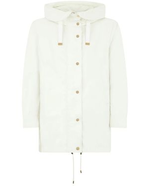 Moorer Jassen ,Wit ,Polyester Jaclyn Short Coat