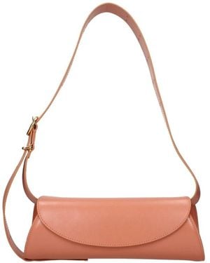 Jil Sander Umhängetasche Aus Leder - Pink