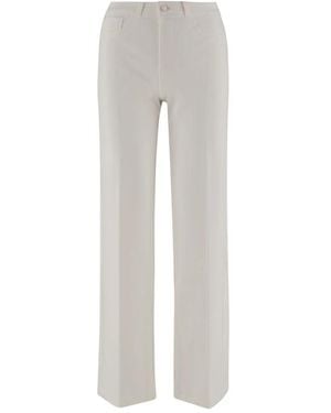 L'Agence Weiße Jeans Clayton - Grau