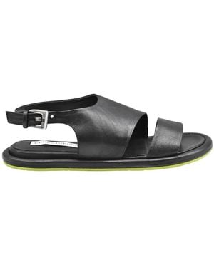 Ernesto Dolani Flat Sandals - Noir