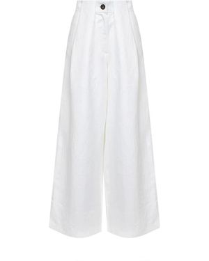 BATAKOVIC Belgrade Wide Trousers - Blanco
