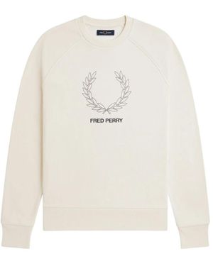 Fred Perry Sweatshirts - Bianco