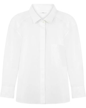 Givenchy Overhemden ,Wit ,Katoen Popeline Shirt