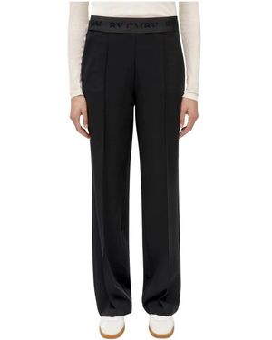 Cambio Broeken ,Zwart ,Polyester Ava Wijde Broek