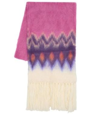 Isabel Marant Accessoires ,Roze ,Wol Amanie Sjaal - Paars