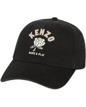 KENZO Work And Play Trucker Cap - Zwart