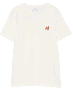 Maison Kitsuné T-Shirts - Blanco