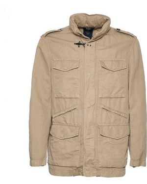 Fay Light Jackets - Natural