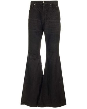 Rick Owens Flared Jeans - Black