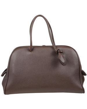 Jacquemus Le Grand Turismo Leder Bowlingtasche - Braun