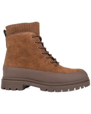 Linda Baumann Lace-Up Boots - Brown