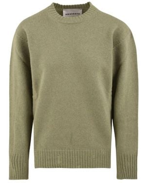 Amaranto Round-Neck Knitwear - Verde