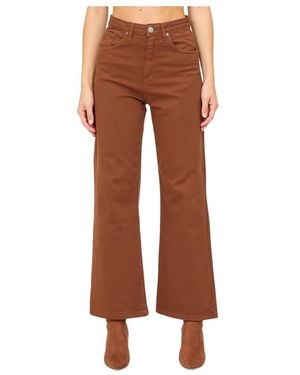 FEDERICA TOSI Wide Trousers - Brown