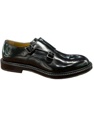 Corvari Mocassino Vitello Spazzolato - Schwarz