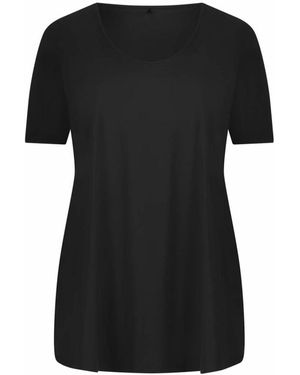 Plus Basics Tee Ronde Hals - Zwart